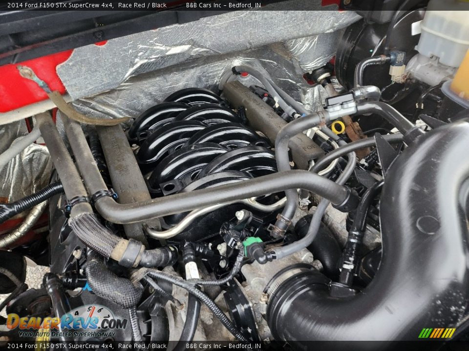 2014 Ford F150 STX SuperCrew 4x4 Race Red / Black Photo #23
