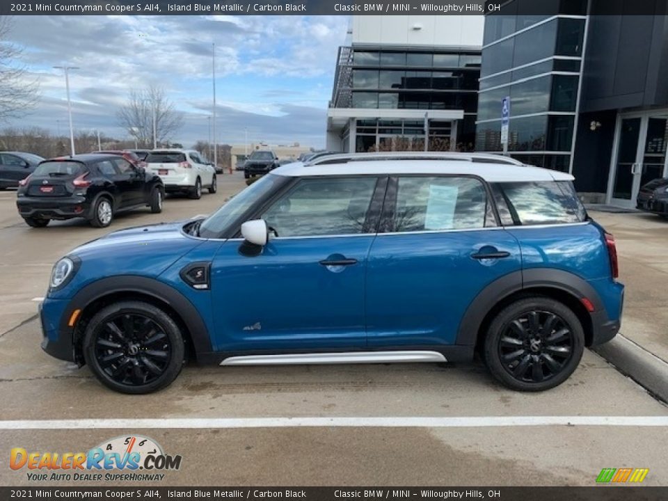 Island Blue Metallic 2021 Mini Countryman Cooper S All4 Photo #2