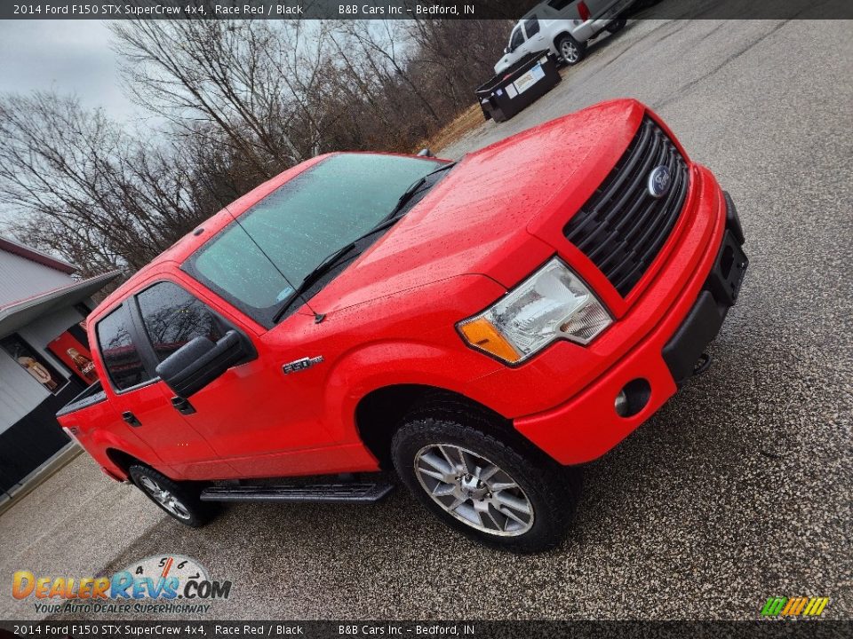 2014 Ford F150 STX SuperCrew 4x4 Race Red / Black Photo #25