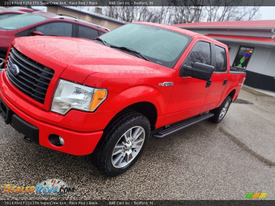 2014 Ford F150 STX SuperCrew 4x4 Race Red / Black Photo #26