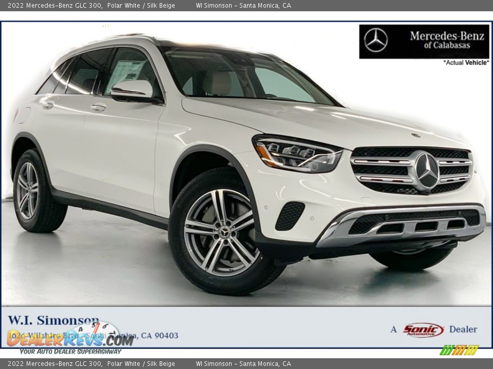 2022 Mercedes-Benz GLC 300 Polar White / Silk Beige Photo #1