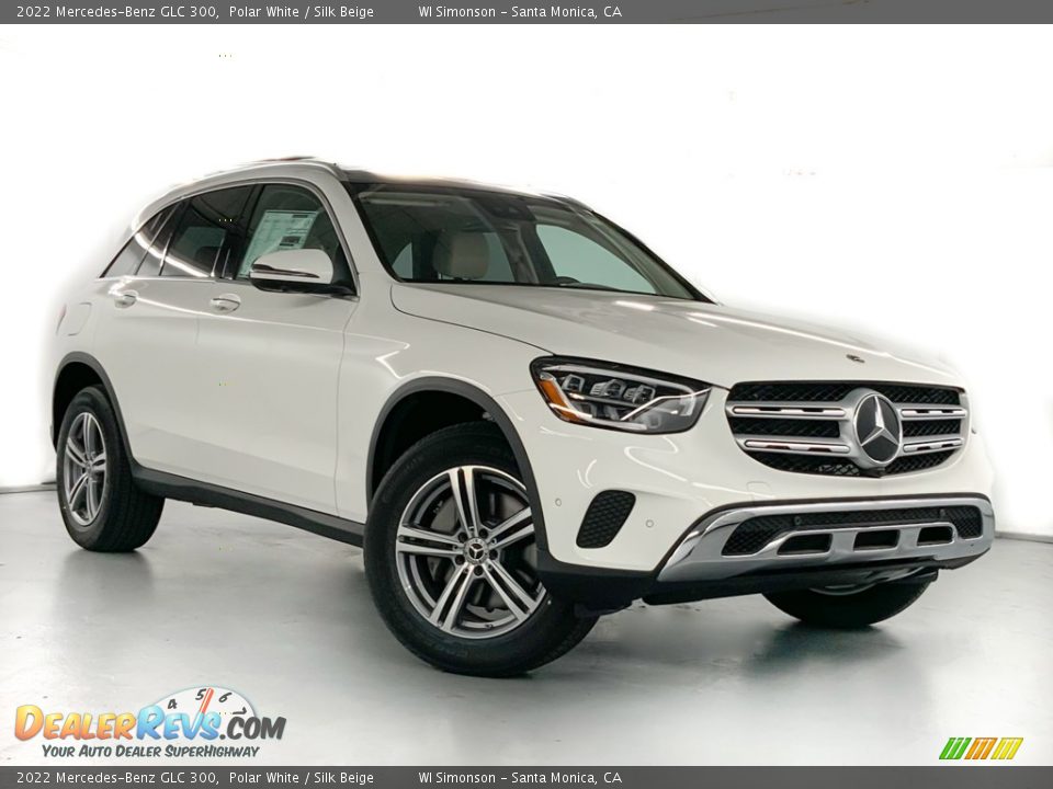 2022 Mercedes-Benz GLC 300 Polar White / Silk Beige Photo #2