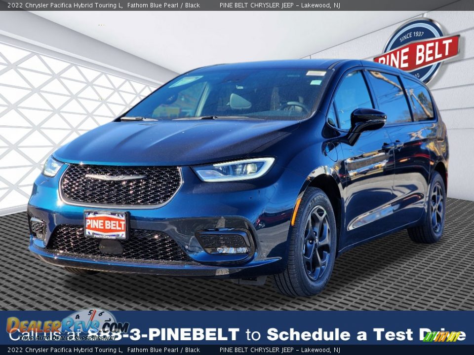 2022 Chrysler Pacifica Hybrid Touring L Fathom Blue Pearl / Black Photo #1