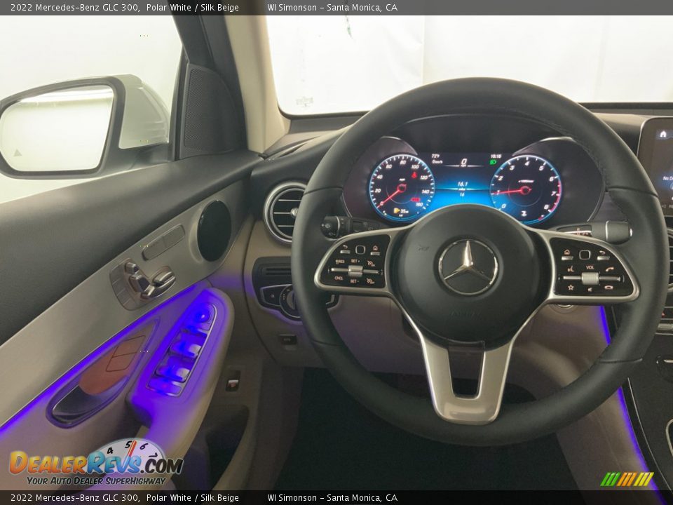 2022 Mercedes-Benz GLC 300 Polar White / Silk Beige Photo #11