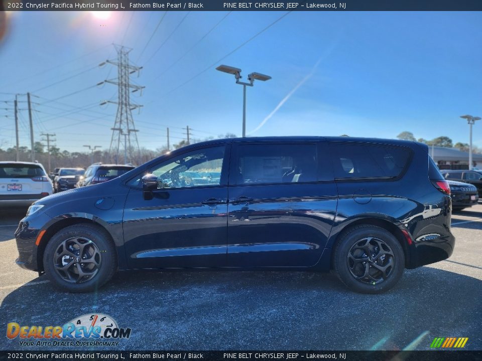 2022 Chrysler Pacifica Hybrid Touring L Fathom Blue Pearl / Black Photo #3