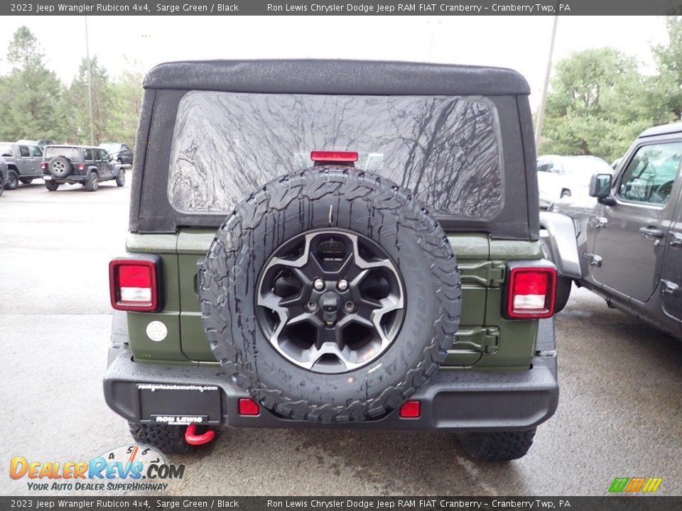 2023 Jeep Wrangler Rubicon 4x4 Sarge Green / Black Photo #5