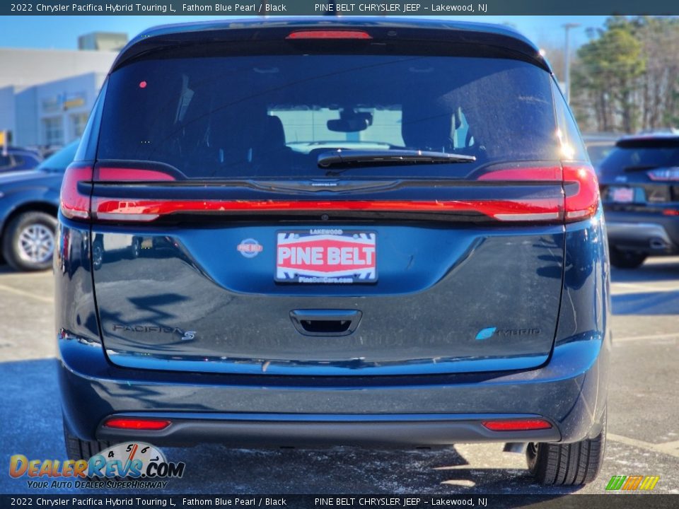 2022 Chrysler Pacifica Hybrid Touring L Fathom Blue Pearl / Black Photo #6