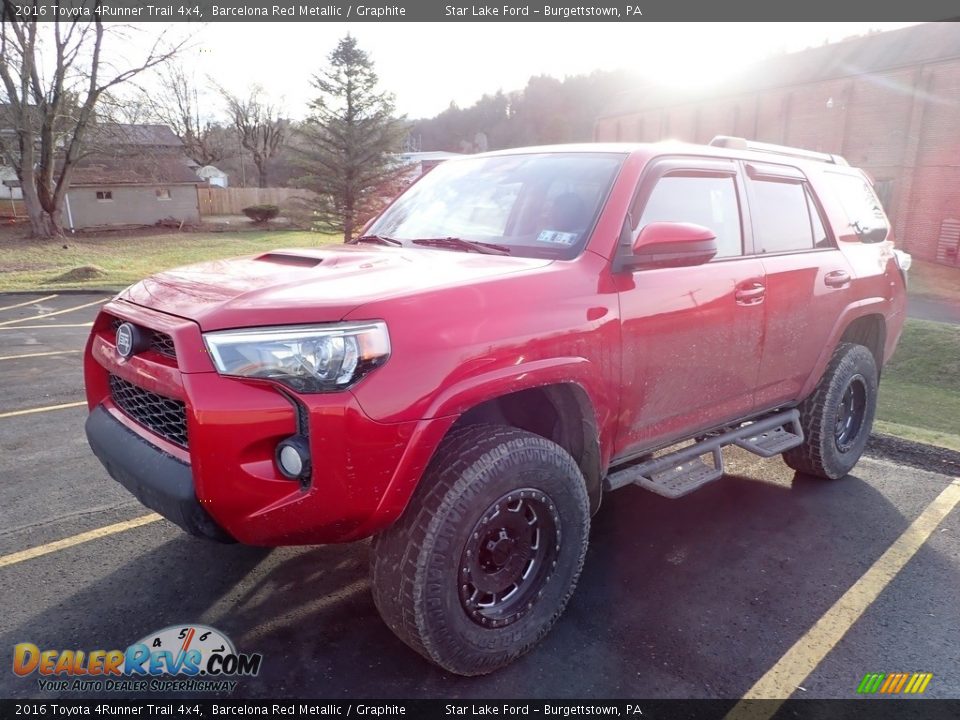 2016 Toyota 4Runner Trail 4x4 Barcelona Red Metallic / Graphite Photo #1