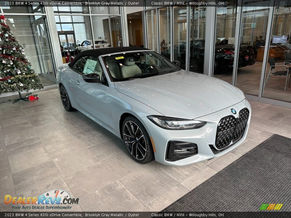 Brooklyn Gray Metallic 2023 BMW 4 Series 430i xDrive Convertible Photo #2