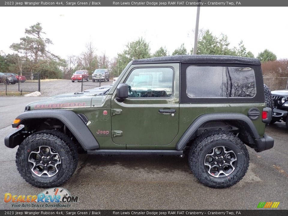 Sarge Green 2023 Jeep Wrangler Rubicon 4x4 Photo #7