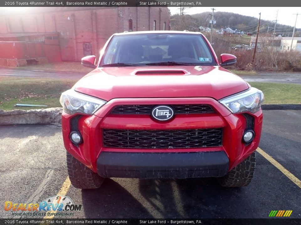 2016 Toyota 4Runner Trail 4x4 Barcelona Red Metallic / Graphite Photo #2