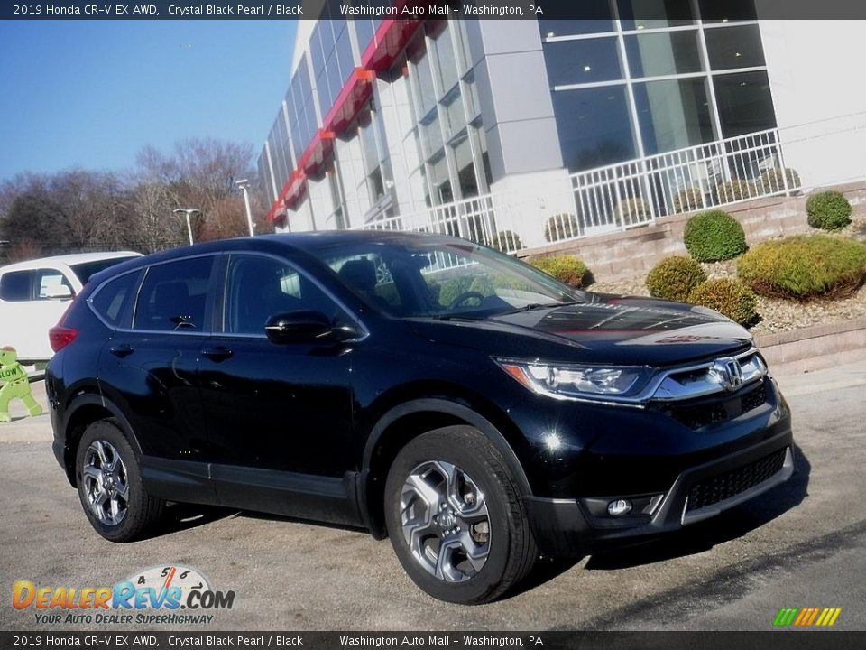 2019 Honda CR-V EX AWD Crystal Black Pearl / Black Photo #1
