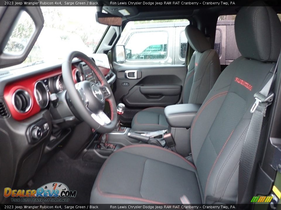 Front Seat of 2023 Jeep Wrangler Rubicon 4x4 Photo #11