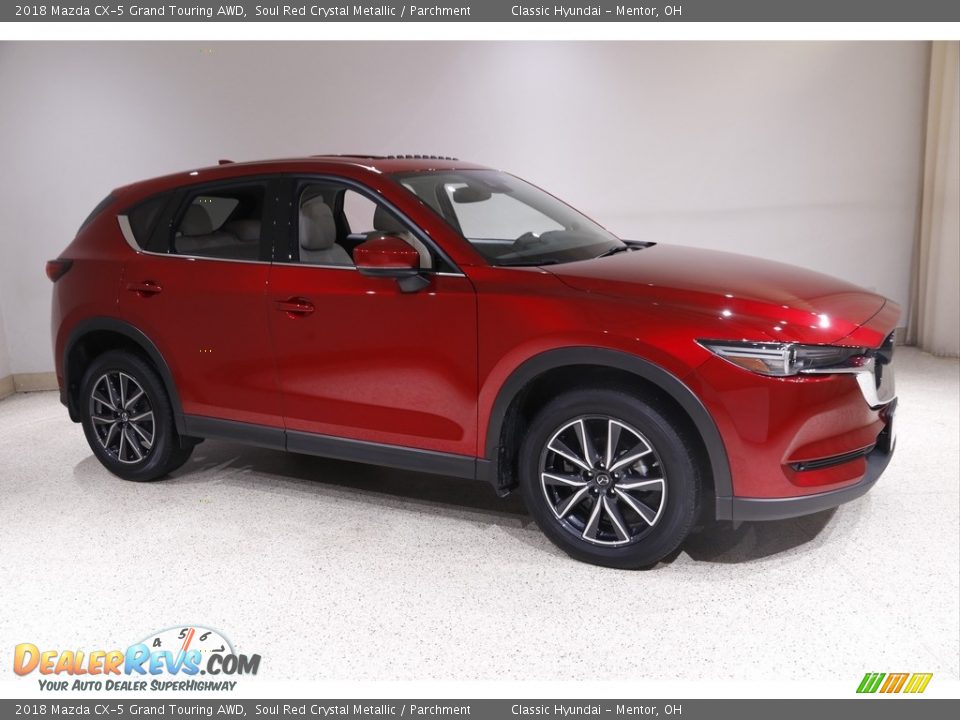 2018 Mazda CX-5 Grand Touring AWD Soul Red Crystal Metallic / Parchment Photo #1