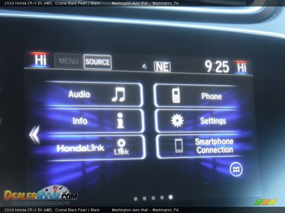 2019 Honda CR-V EX AWD Crystal Black Pearl / Black Photo #6
