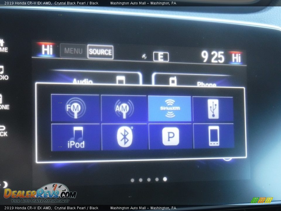 2019 Honda CR-V EX AWD Crystal Black Pearl / Black Photo #7