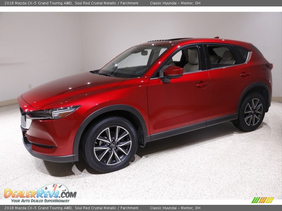 2018 Mazda CX-5 Grand Touring AWD Soul Red Crystal Metallic / Parchment Photo #3
