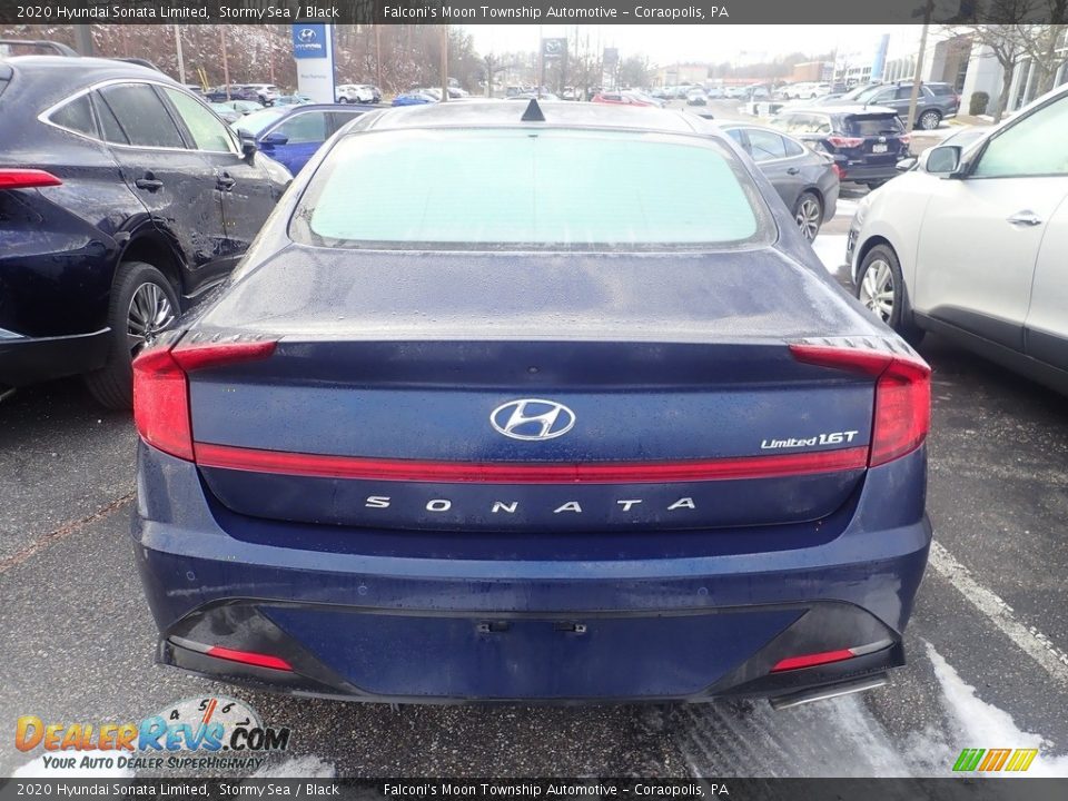 2020 Hyundai Sonata Limited Stormy Sea / Black Photo #3