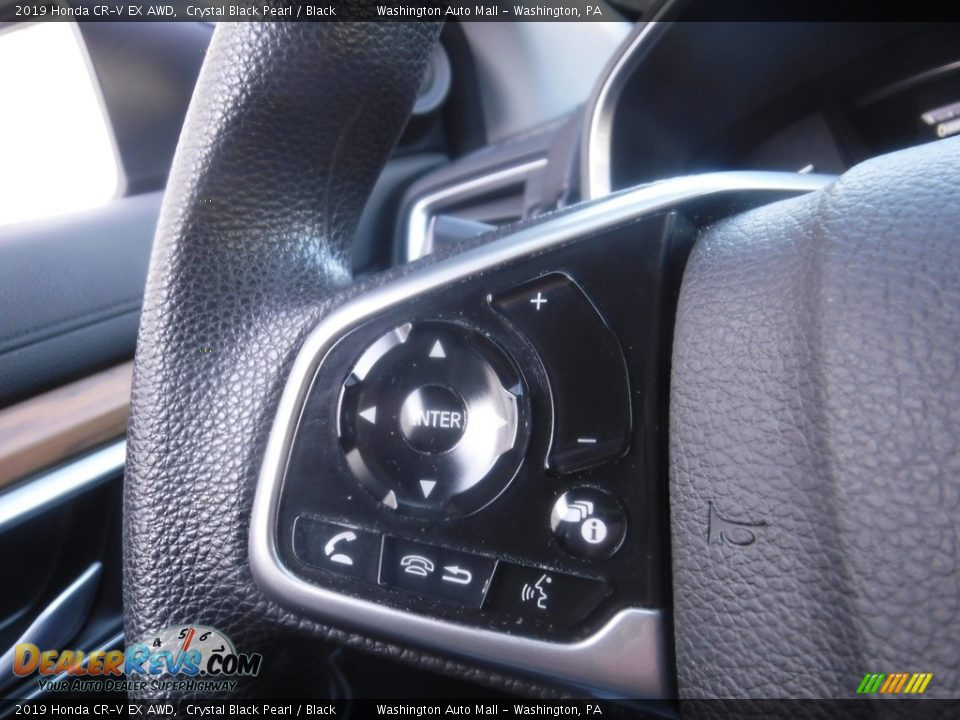 2019 Honda CR-V EX AWD Crystal Black Pearl / Black Photo #9