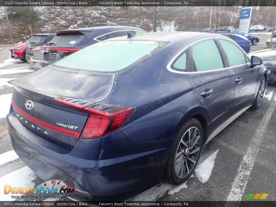 2020 Hyundai Sonata Limited Stormy Sea / Black Photo #4