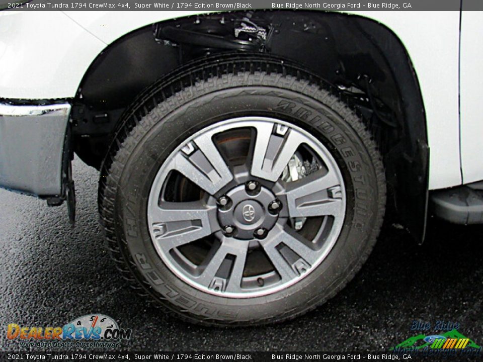 2021 Toyota Tundra 1794 CrewMax 4x4 Super White / 1794 Edition Brown/Black Photo #9