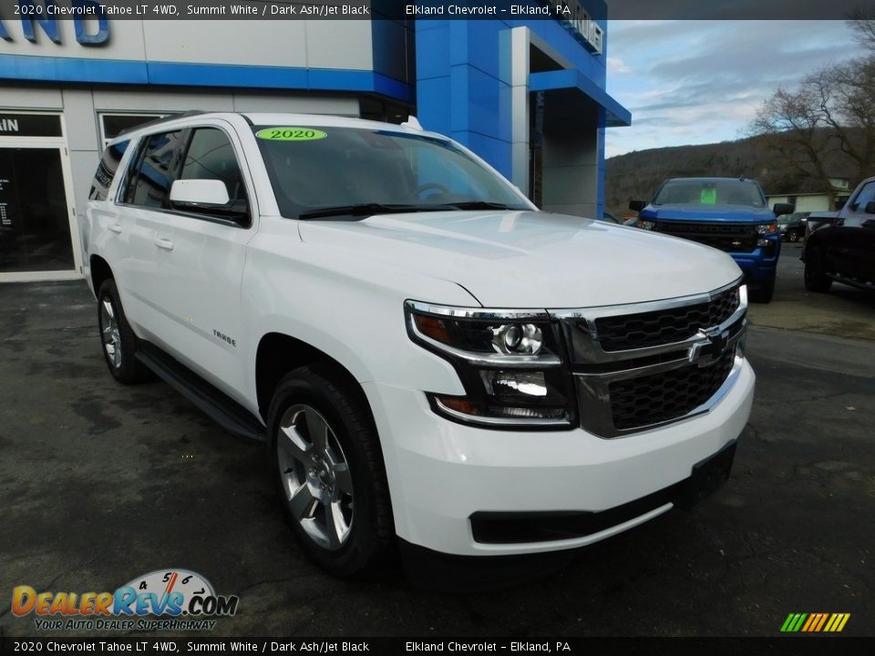 2020 Chevrolet Tahoe LT 4WD Summit White / Dark Ash/Jet Black Photo #4