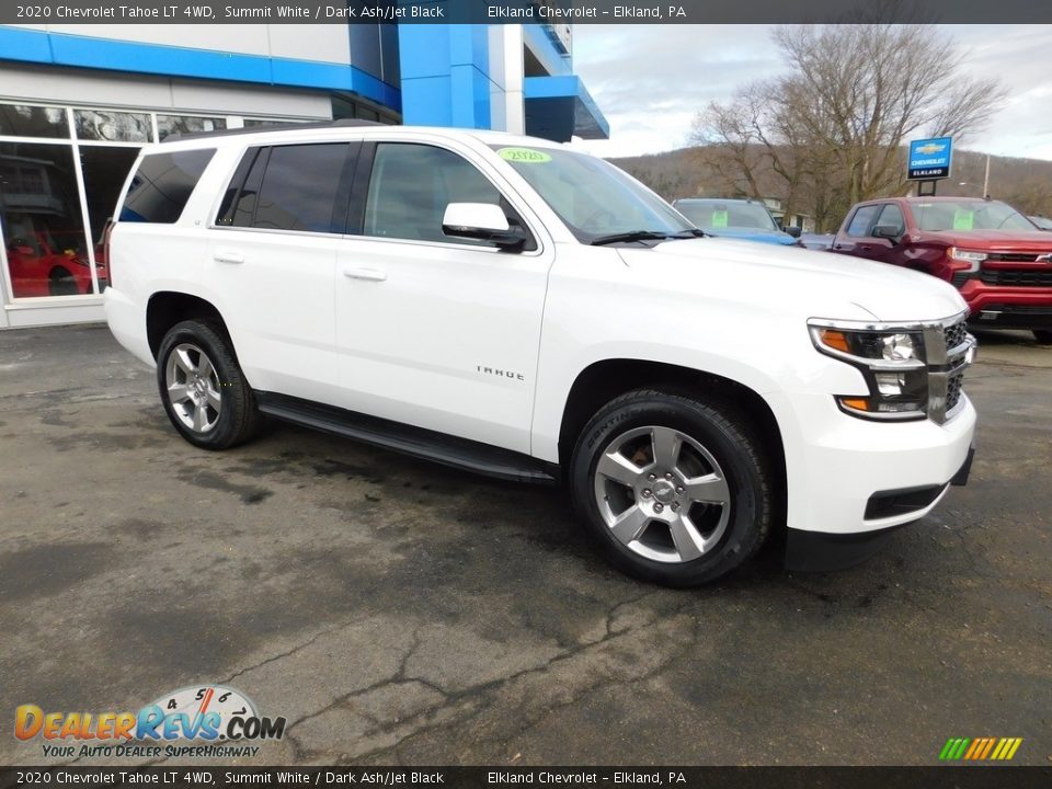 2020 Chevrolet Tahoe LT 4WD Summit White / Dark Ash/Jet Black Photo #5