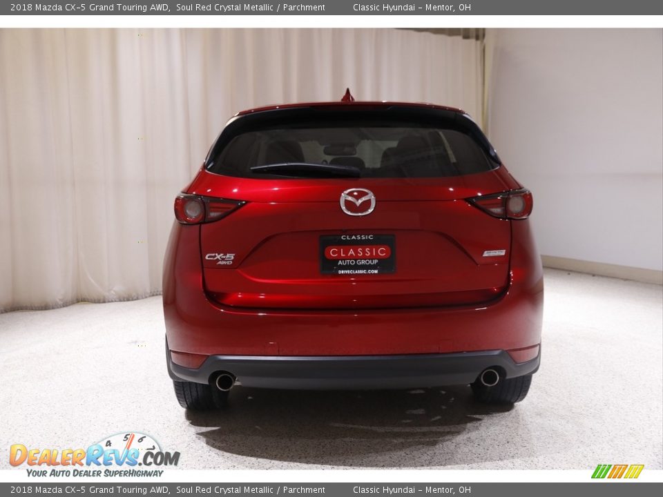 2018 Mazda CX-5 Grand Touring AWD Soul Red Crystal Metallic / Parchment Photo #19