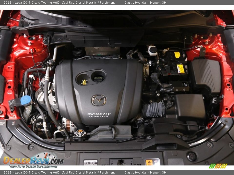 2018 Mazda CX-5 Grand Touring AWD Soul Red Crystal Metallic / Parchment Photo #20