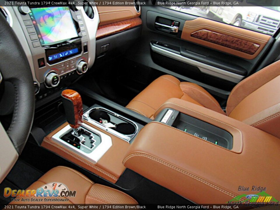 2021 Toyota Tundra 1794 CrewMax 4x4 Super White / 1794 Edition Brown/Black Photo #25