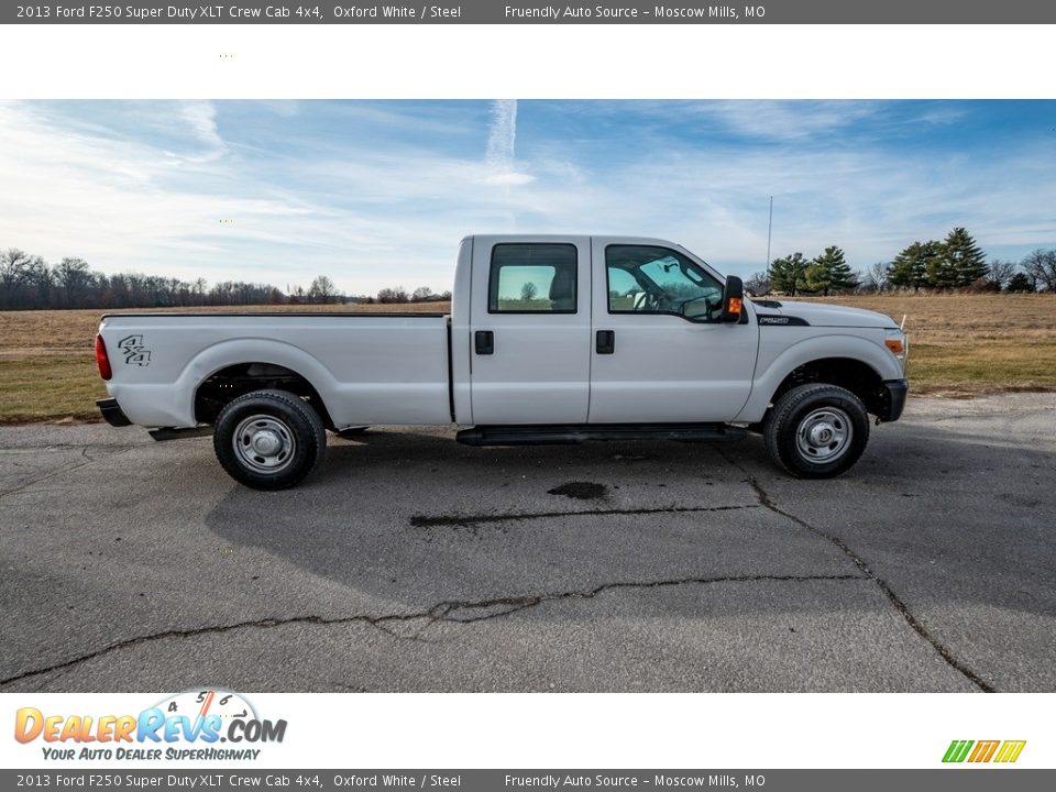 2013 Ford F250 Super Duty XLT Crew Cab 4x4 Oxford White / Steel Photo #3