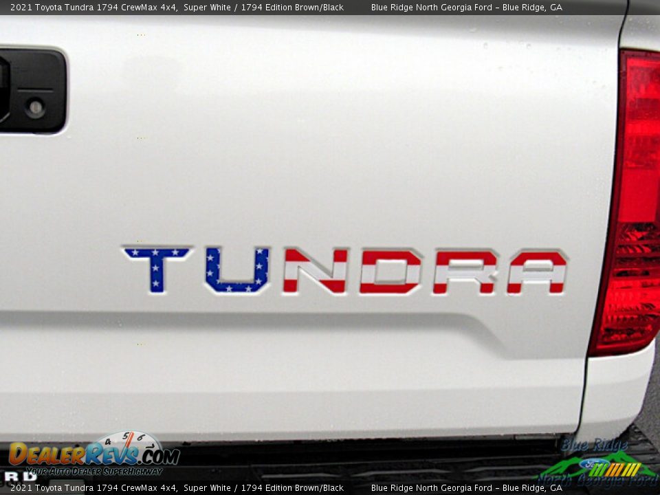 2021 Toyota Tundra 1794 CrewMax 4x4 Super White / 1794 Edition Brown/Black Photo #31