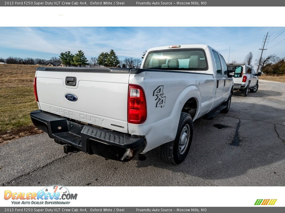 2013 Ford F250 Super Duty XLT Crew Cab 4x4 Oxford White / Steel Photo #4