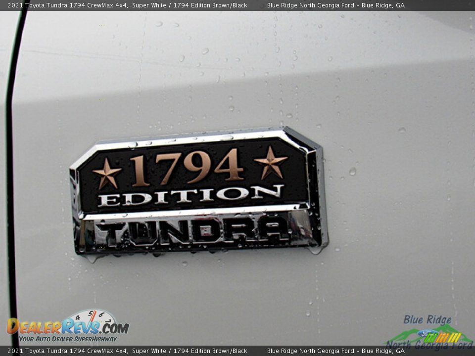 2021 Toyota Tundra 1794 CrewMax 4x4 Super White / 1794 Edition Brown/Black Photo #32