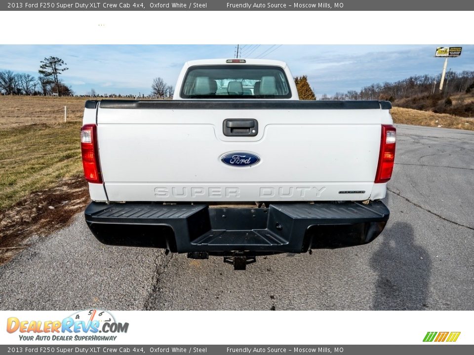 2013 Ford F250 Super Duty XLT Crew Cab 4x4 Oxford White / Steel Photo #5