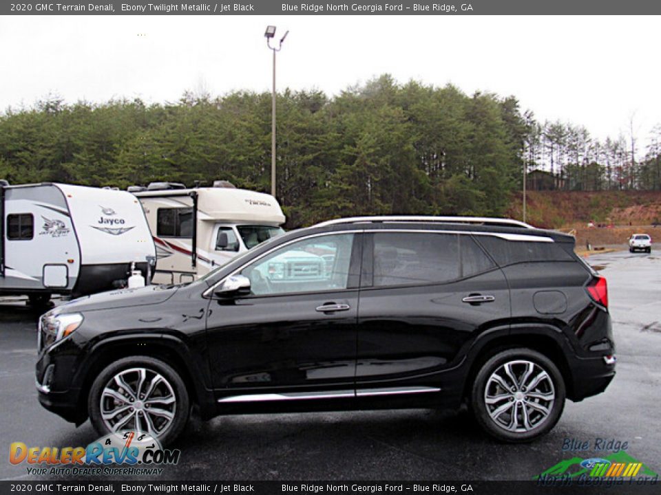 2020 GMC Terrain Denali Ebony Twilight Metallic / Jet Black Photo #2