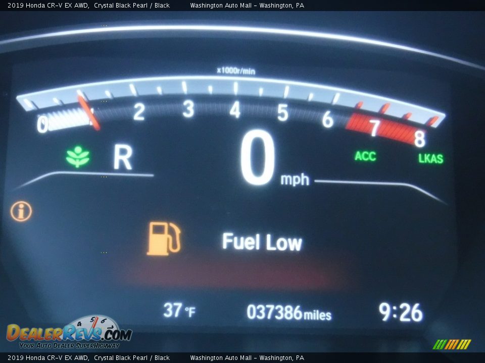 2019 Honda CR-V EX AWD Crystal Black Pearl / Black Photo #36