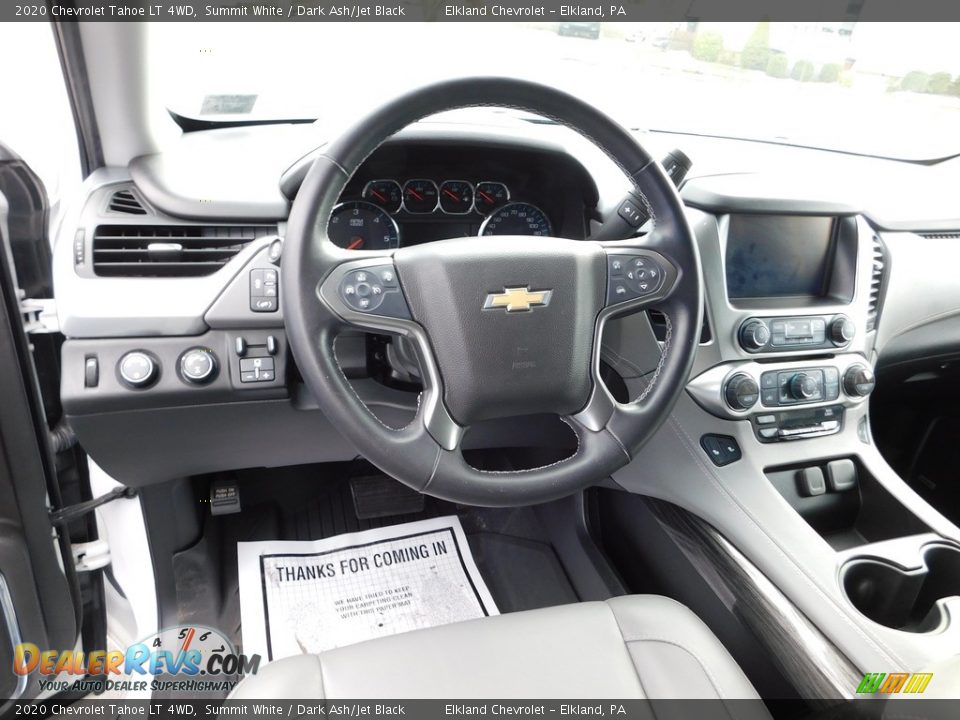 2020 Chevrolet Tahoe LT 4WD Summit White / Dark Ash/Jet Black Photo #24