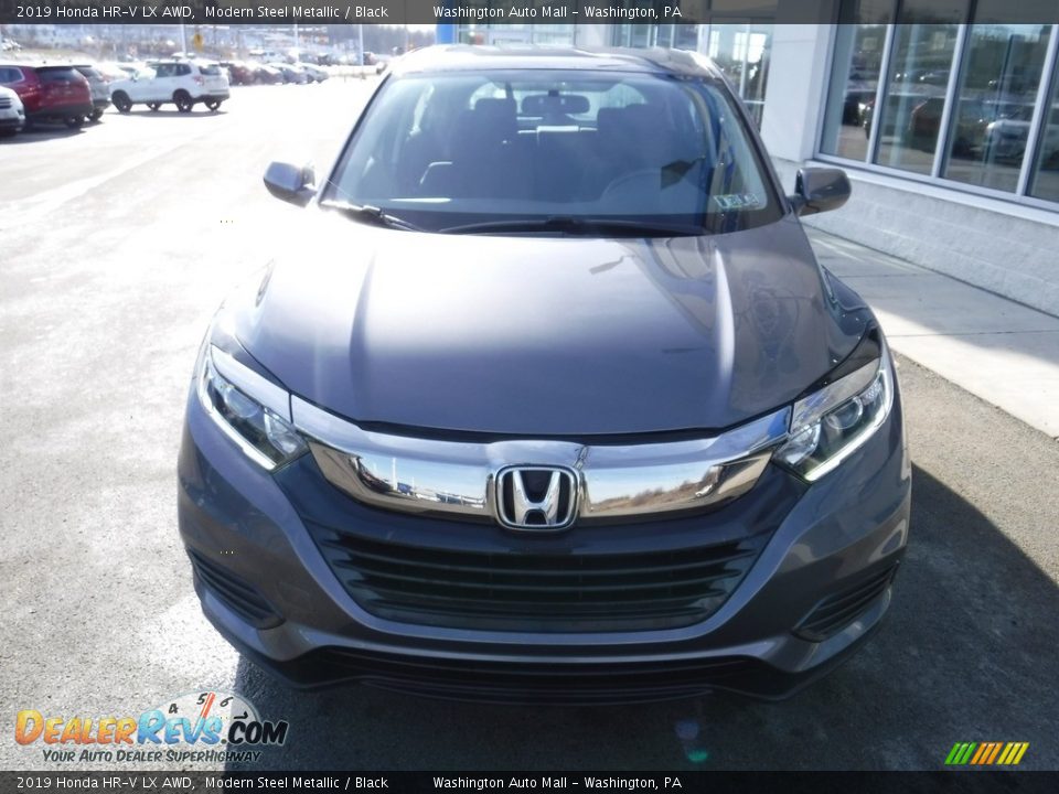 2019 Honda HR-V LX AWD Modern Steel Metallic / Black Photo #3