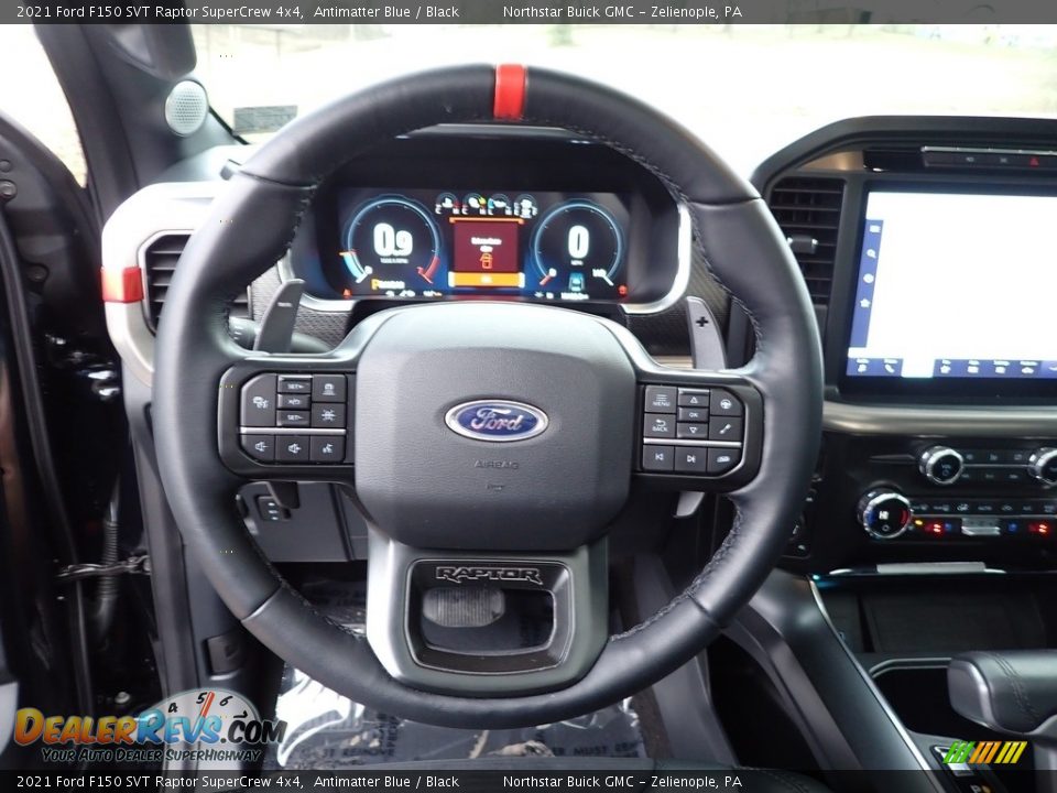 2021 Ford F150 SVT Raptor SuperCrew 4x4 Steering Wheel Photo #29