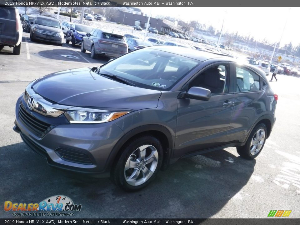 2019 Honda HR-V LX AWD Modern Steel Metallic / Black Photo #4