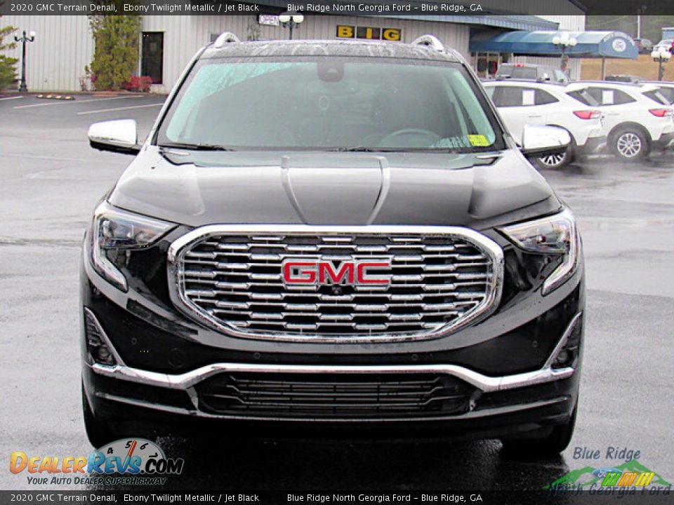 2020 GMC Terrain Denali Ebony Twilight Metallic / Jet Black Photo #8