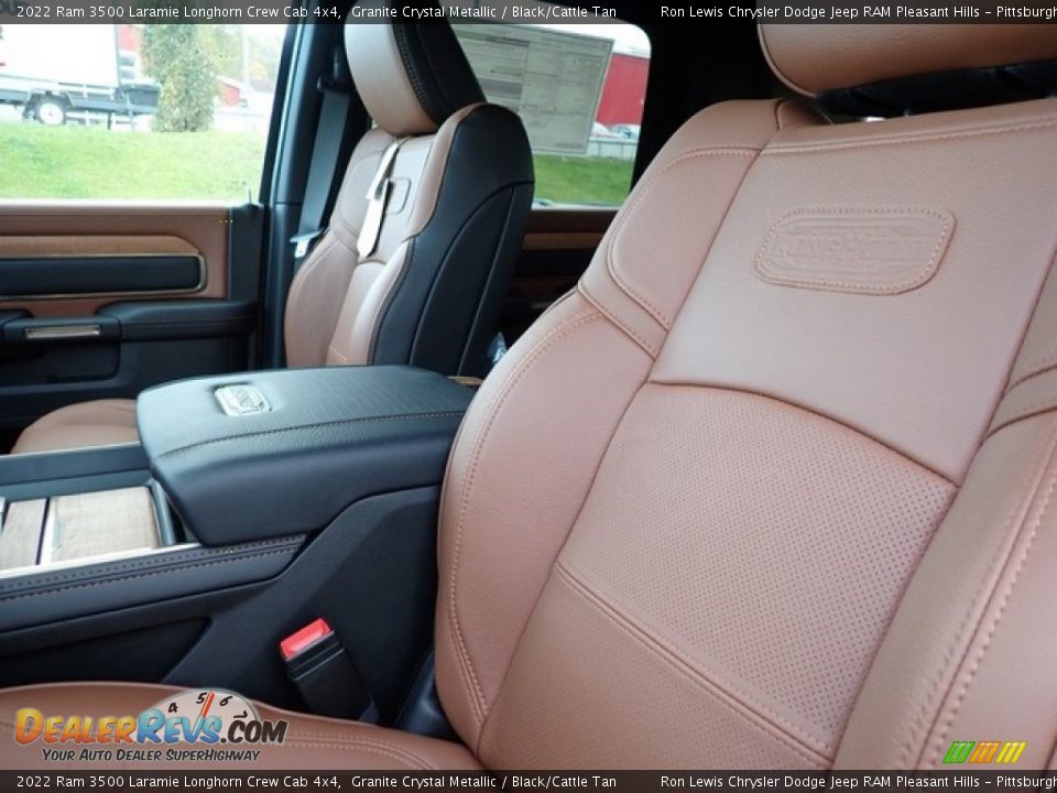 Front Seat of 2022 Ram 3500 Laramie Longhorn Crew Cab 4x4 Photo #10