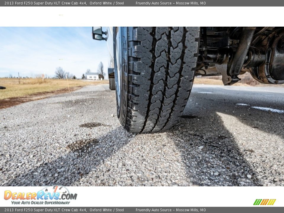 2013 Ford F250 Super Duty XLT Crew Cab 4x4 Oxford White / Steel Photo #14