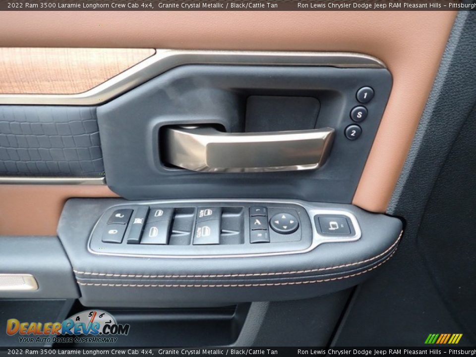 Door Panel of 2022 Ram 3500 Laramie Longhorn Crew Cab 4x4 Photo #14