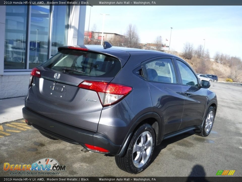 2019 Honda HR-V LX AWD Modern Steel Metallic / Black Photo #8