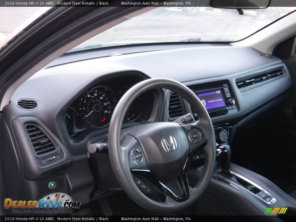2019 Honda HR-V LX AWD Modern Steel Metallic / Black Photo #11