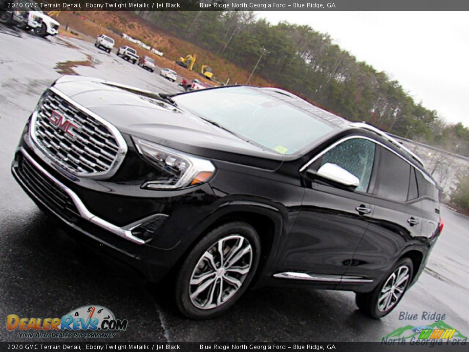 2020 GMC Terrain Denali Ebony Twilight Metallic / Jet Black Photo #27