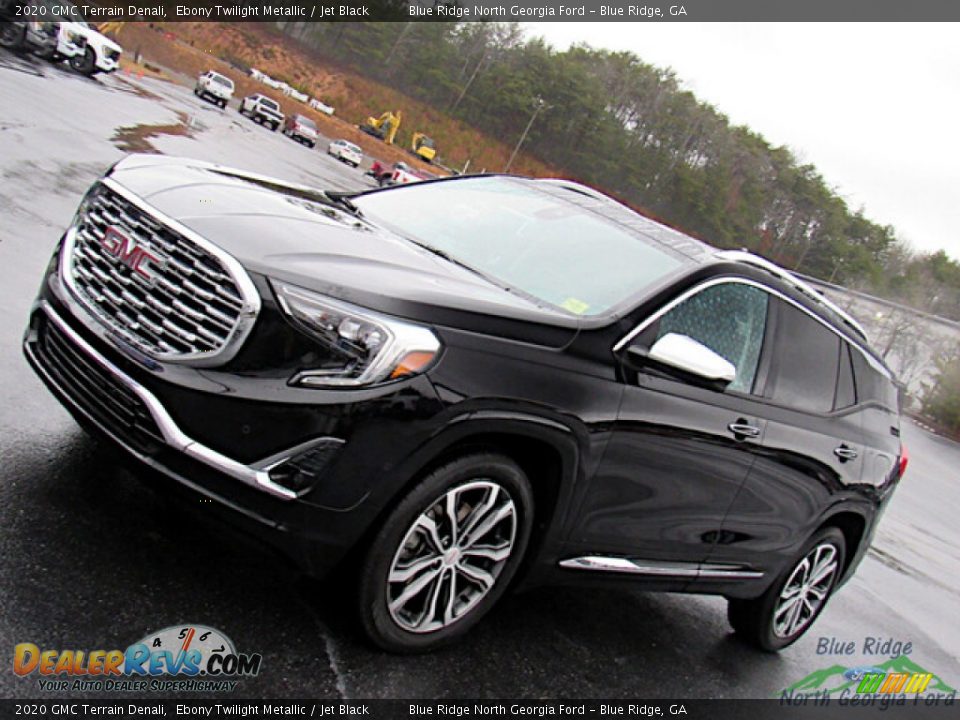 2020 GMC Terrain Denali Ebony Twilight Metallic / Jet Black Photo #27