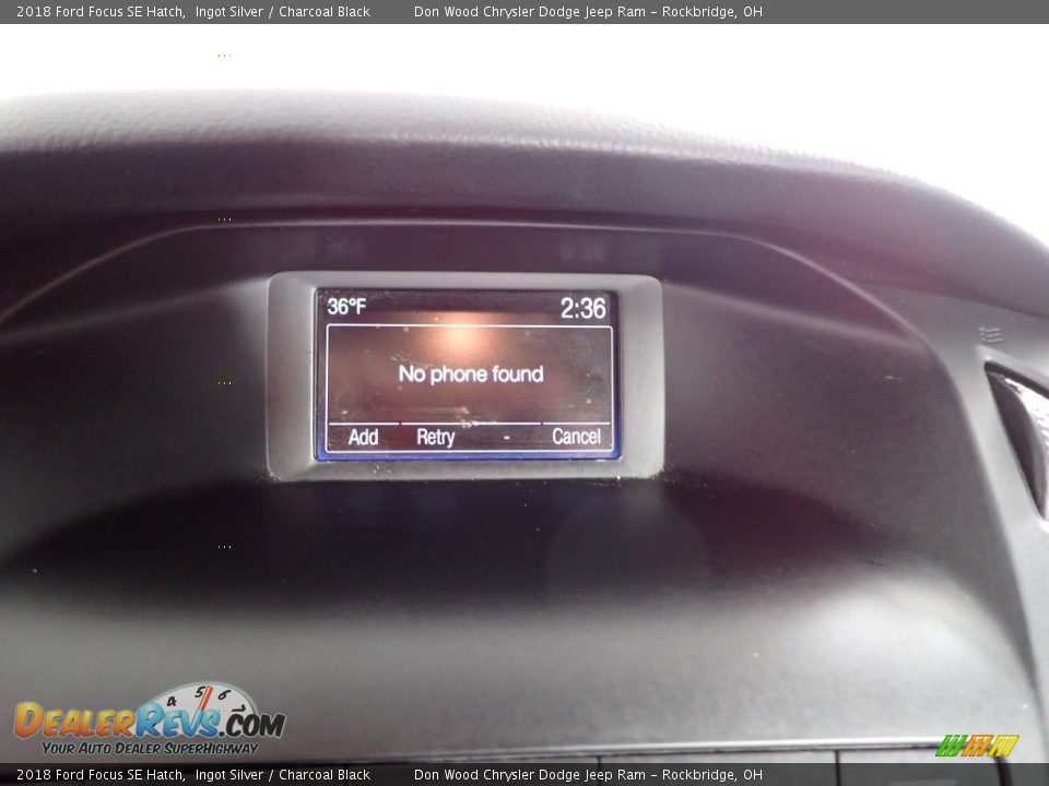 2018 Ford Focus SE Hatch Ingot Silver / Charcoal Black Photo #2